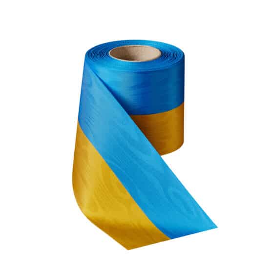 Nationalband Schweden, blau-gelb, 150 mm - nationalband, vereinsband