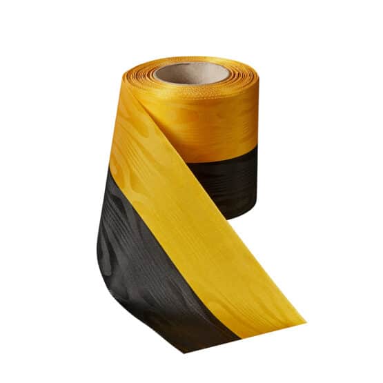 Vereinsband schwarz-gelb, 175 mm - vereinsband