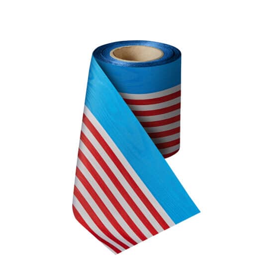 Nationalband USA, blau-rot-weiß gestreift, 75 mm - nationalband