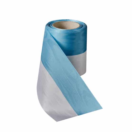 Vereinsband hellblau-weiß, 75 mm - vereinsband