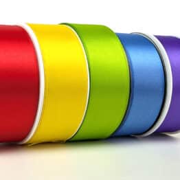 Bänder-Set "Regenbogen" für Maibaum, 4 cm breit, 125 m - vereinsband