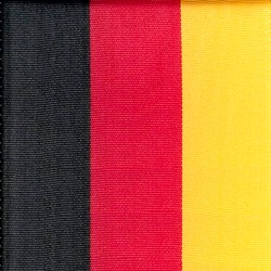 Nationalband Deutschland, schwarz-rot-gold, 125 mm, Super-Satin - super-satin-band, nationalband-super-satin-band