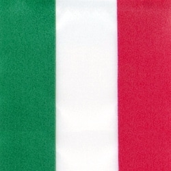 Nationalband Italien / Ungarn, grün-weiß-rot, 150 mm, Super-Satin - super-satin-band, nationalband-super-satin-band