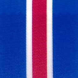 Nationalband Island, blau-weiß-rot-weiß-blau, 150 mm - nationalband