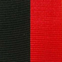 Vereinsband schwarz-rot, 150 mm - vereinsband
